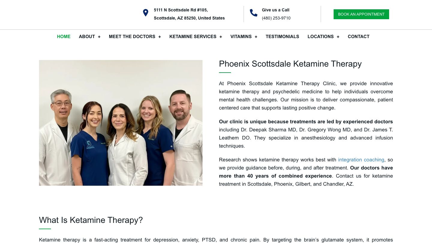 Phoenix Scottsdale Ketamine Therapy Clinic