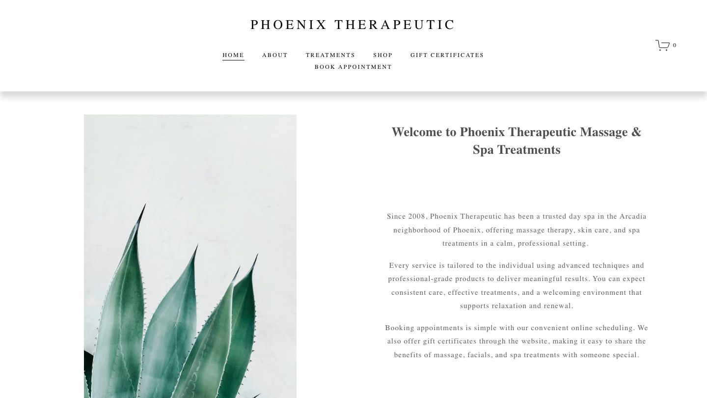 Phoenix Therapeutic Massage & Spa Treatments