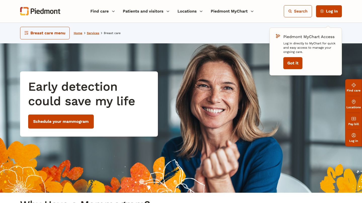 Piedmont Columbus Breast Health Center