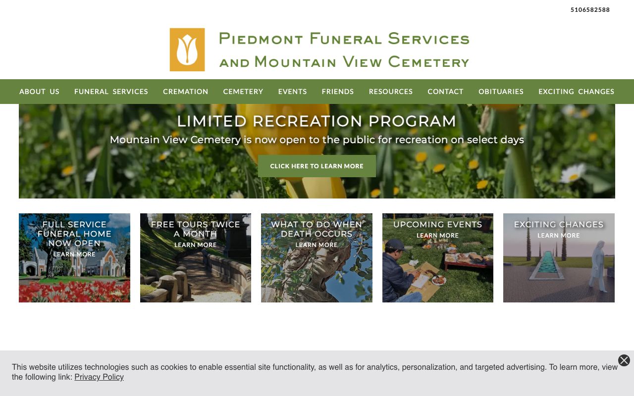 Piedmont Funeral Services and Mountain View Cemetery