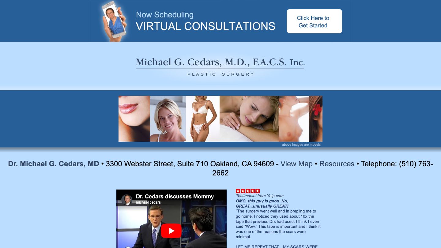 Plastic Surgery - Michael G. Cedars, MD, FACS, Inc.
