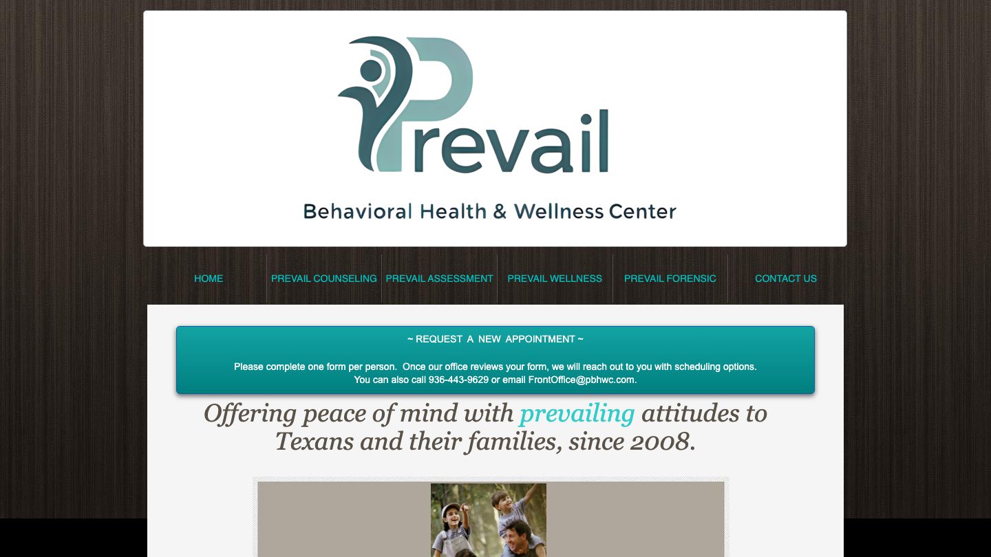 Prevail Behavioral Health & Wellness Center, HOUSTON Office
