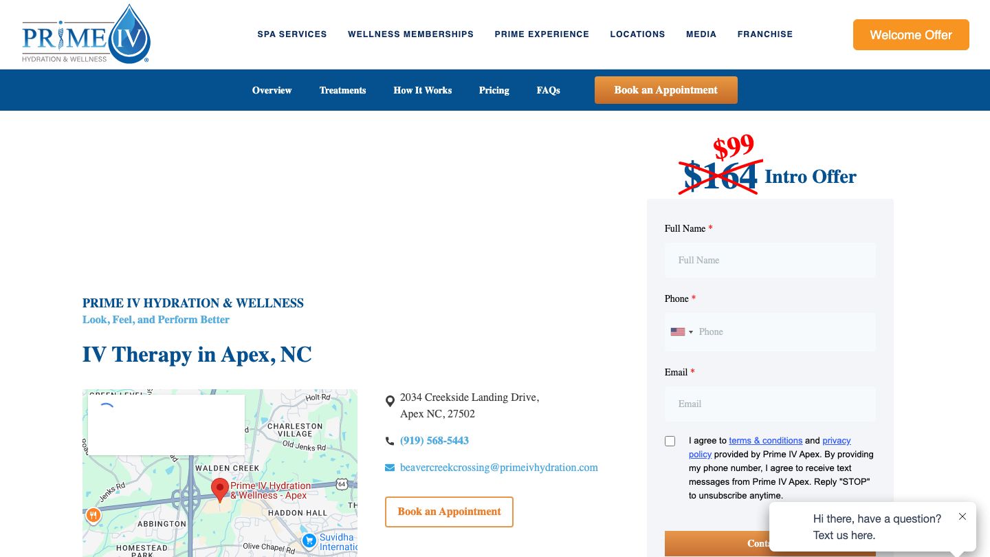 Prime IV Hydration & Wellness - Apex