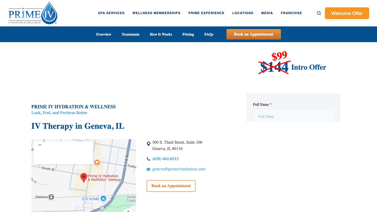 Prime IV Hydration & Wellness - Geneva