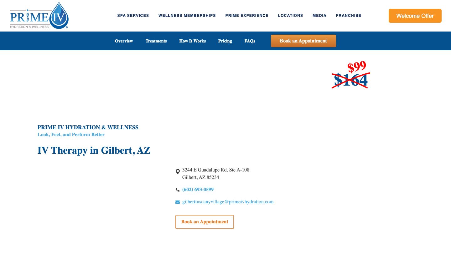 Prime IV Hydration & Wellness - Gilbert