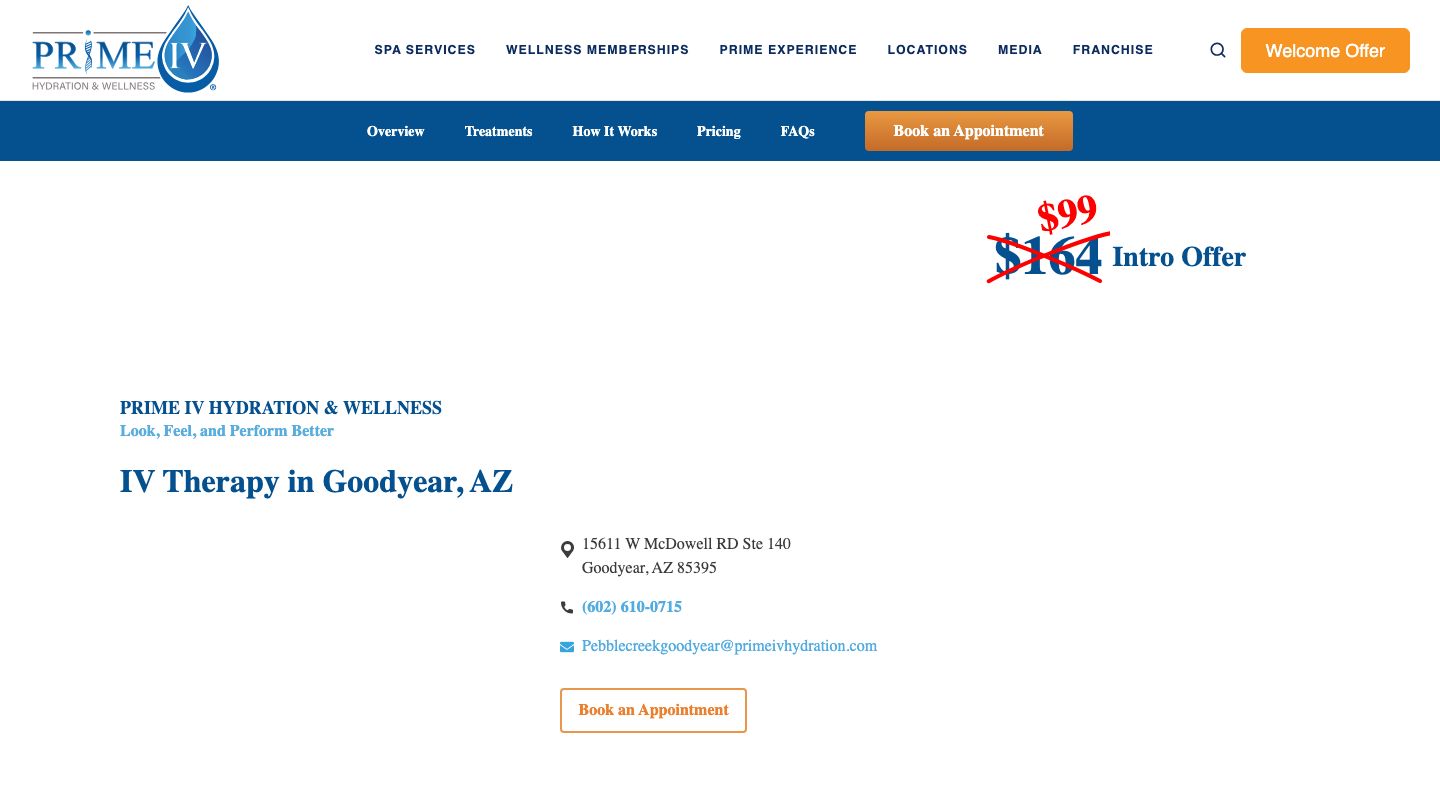 Prime IV Hydration & Wellness - Goodyear