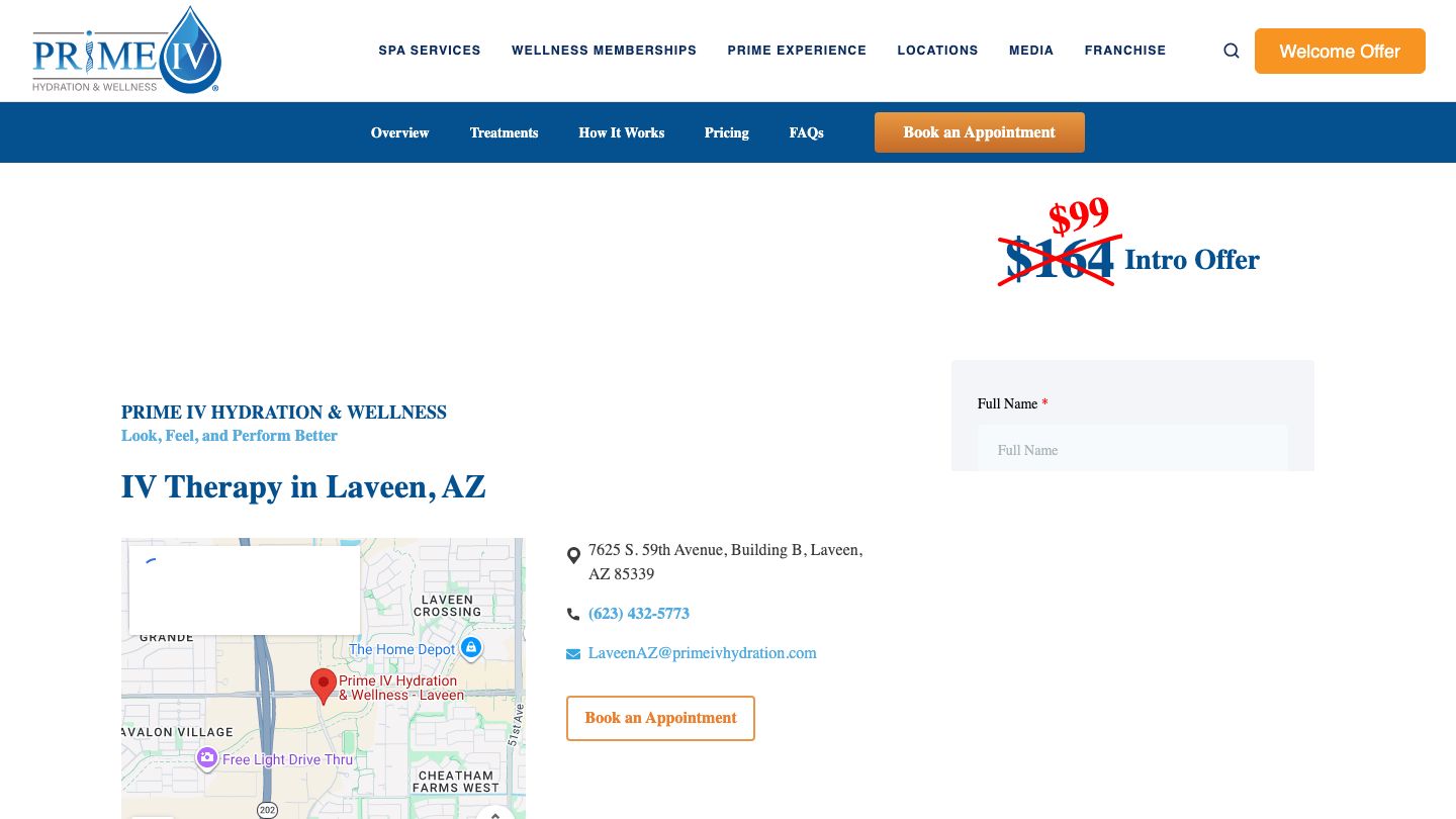 Prime IV Hydration & Wellness - Laveen