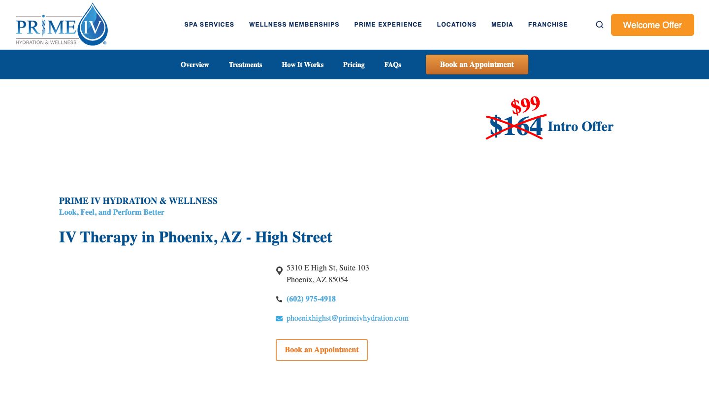 Prime IV Hydration & Wellness - Phoenix