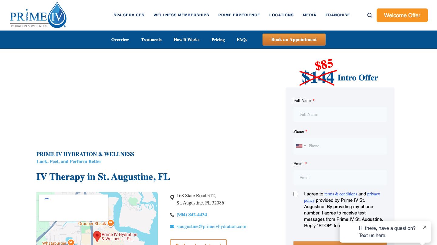 Prime IV Hydration & Wellness - St. Augustine, FL