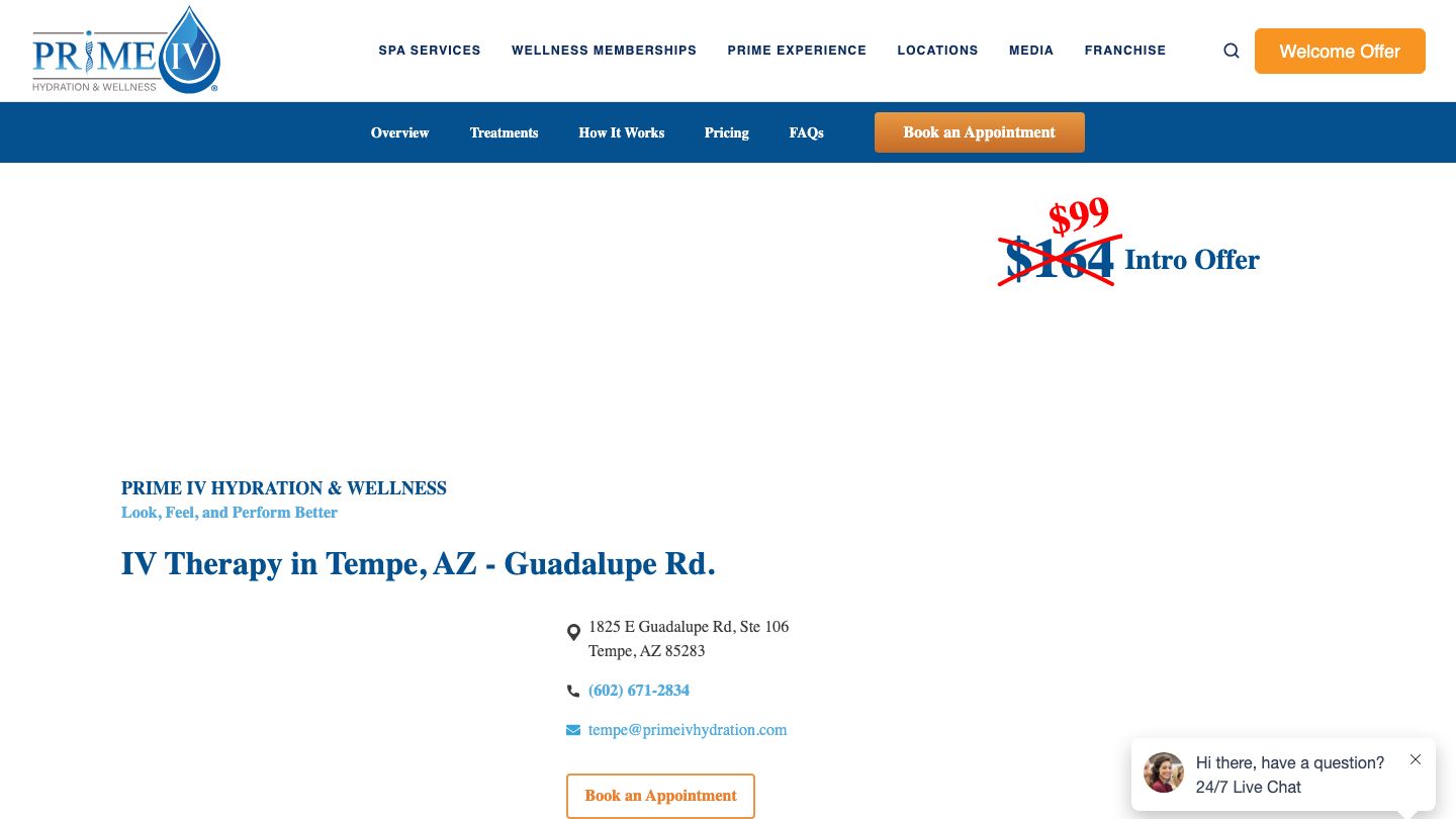 Prime IV Hydration & Wellness - Tempe