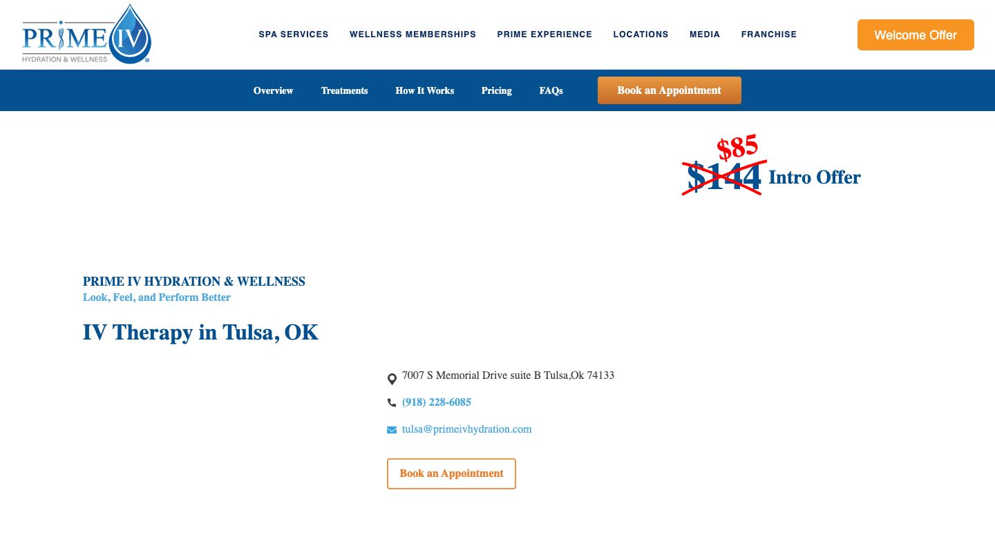 Prime IV Hydration & Wellness - Tulsa