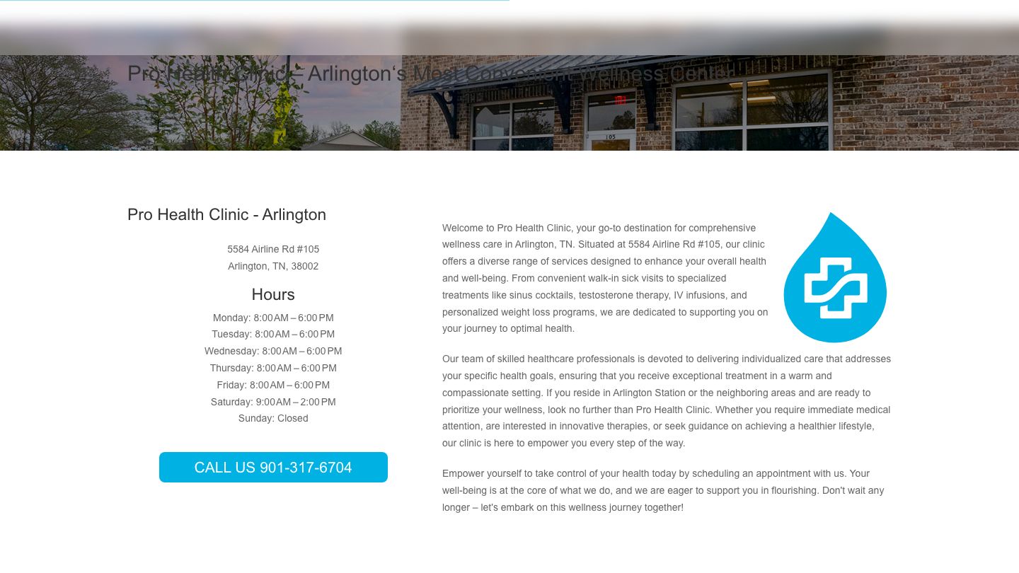 Pro Health Clinic - Arlington