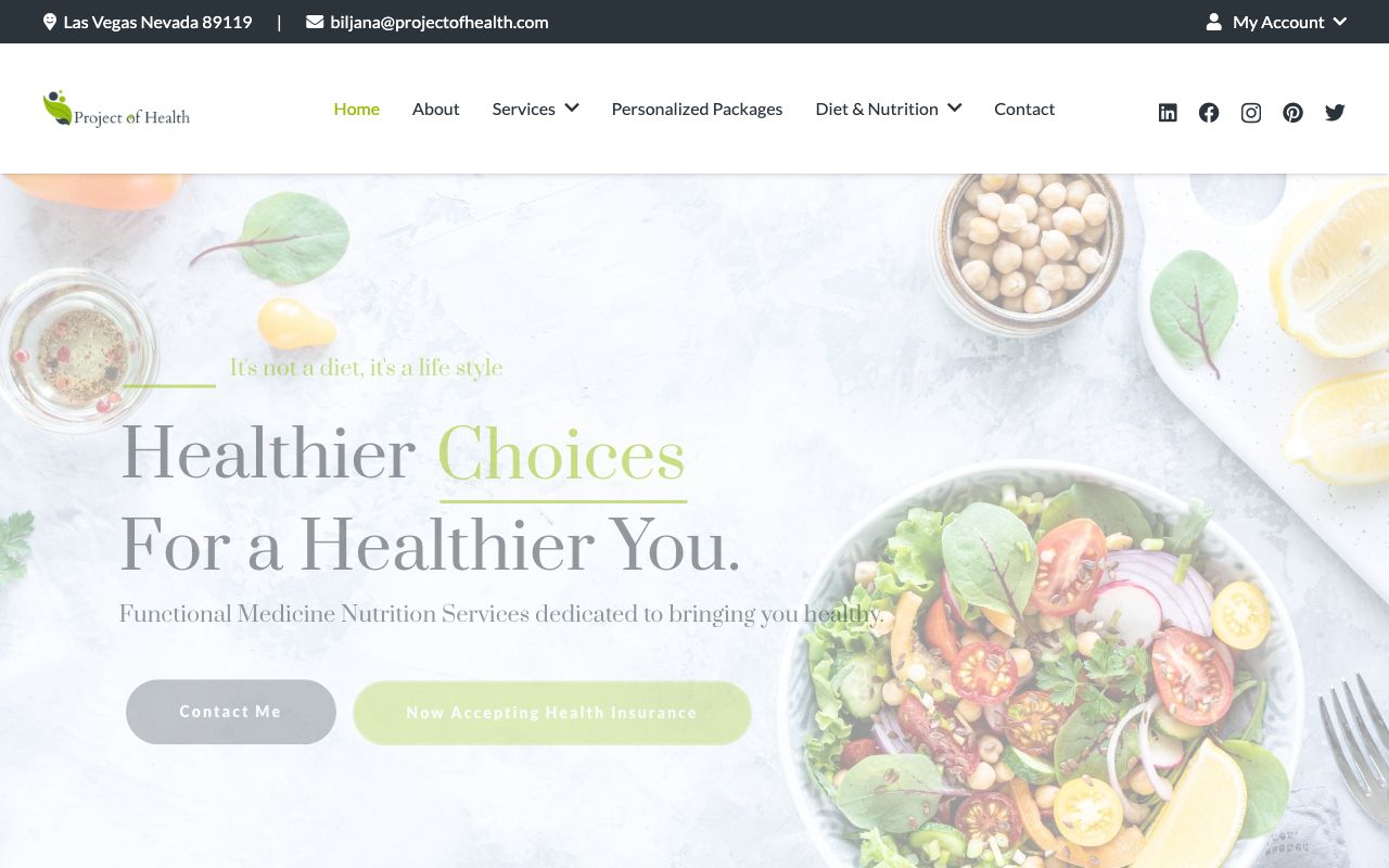 Project Of Health LLC by Biljana Sofronijoska Rece RD, LD, IFMCP