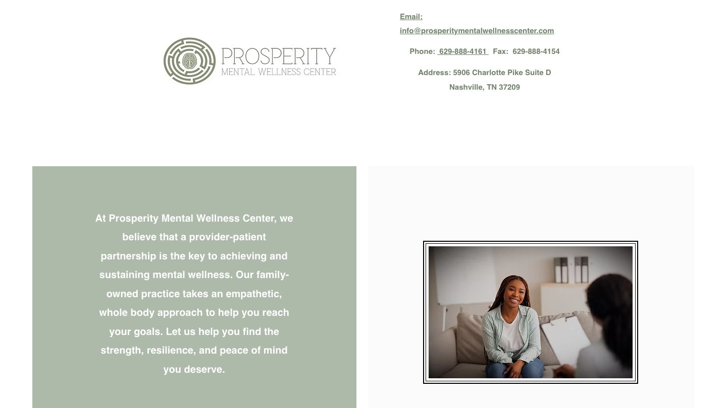 Prosperity Mental Wellness Center