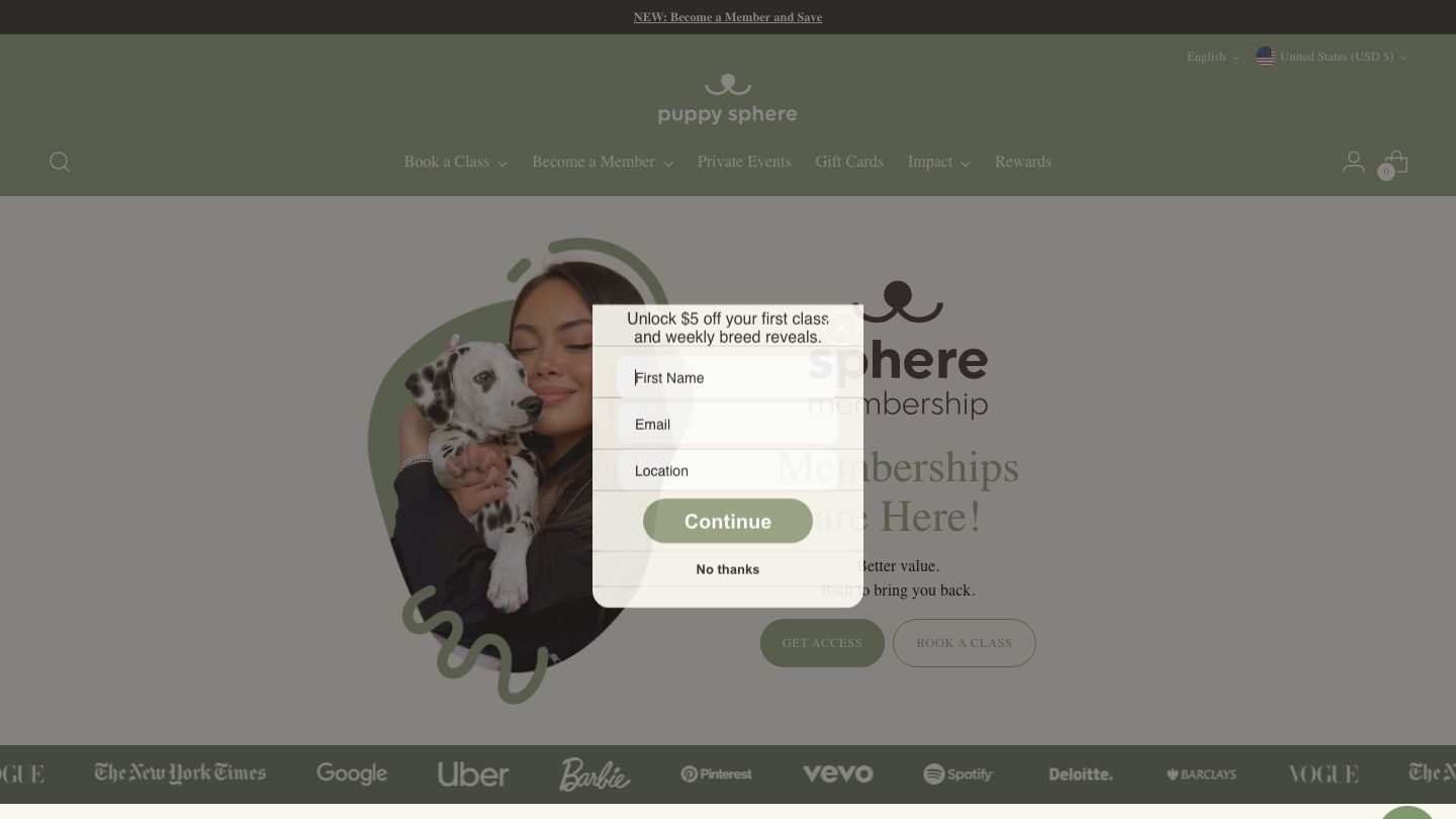 Puppy Sphere | Puppy Yoga (DC)