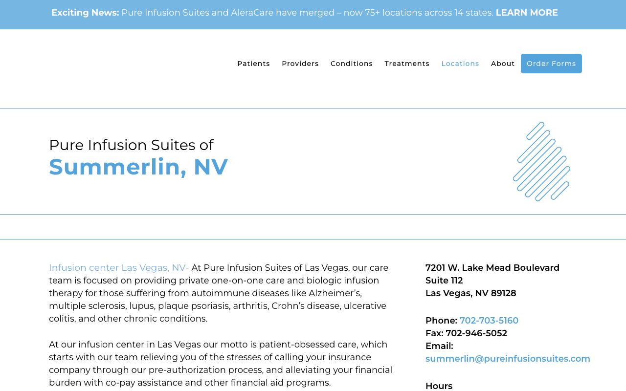 Pure Infusion Suites of Summerlin