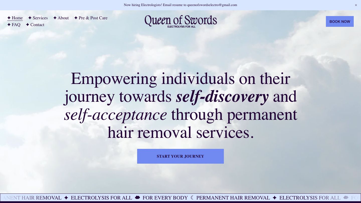 Queen of Swords Electrolysis
