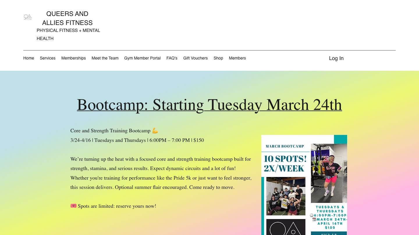 Queers and Allies Fitness