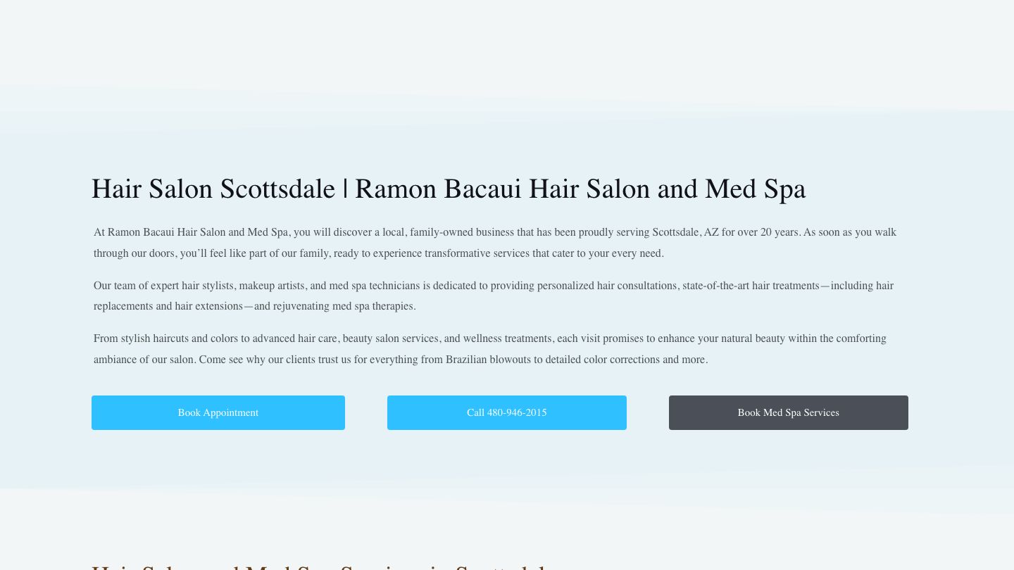 Ramon Bacaui Hair Salon and Med Spa