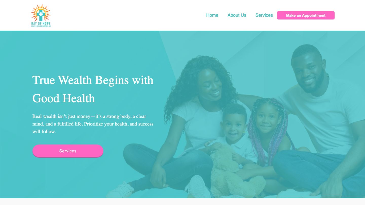 Ray of Hope Health and Wellness Services