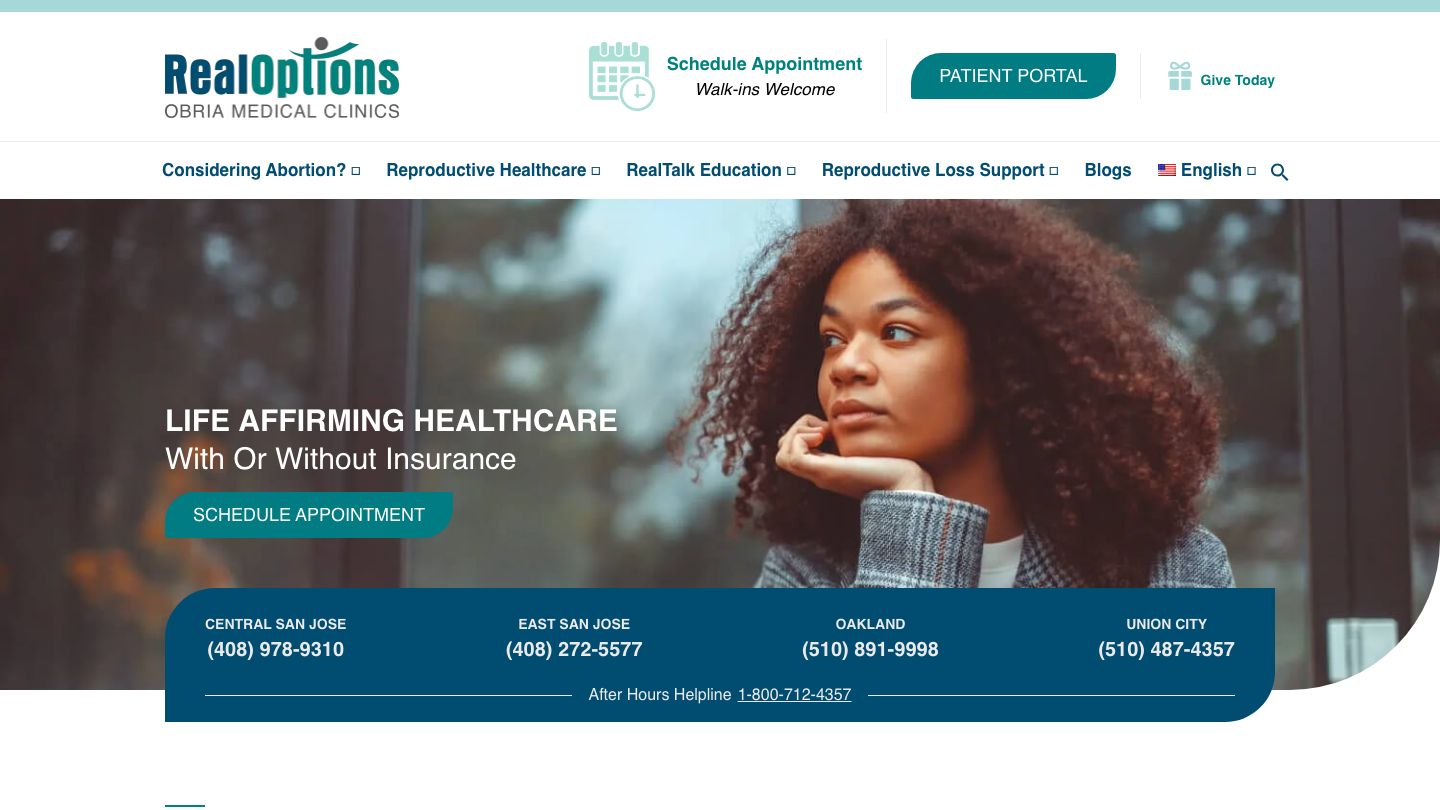 RealOptions Obria Medical Clinics of Oakland