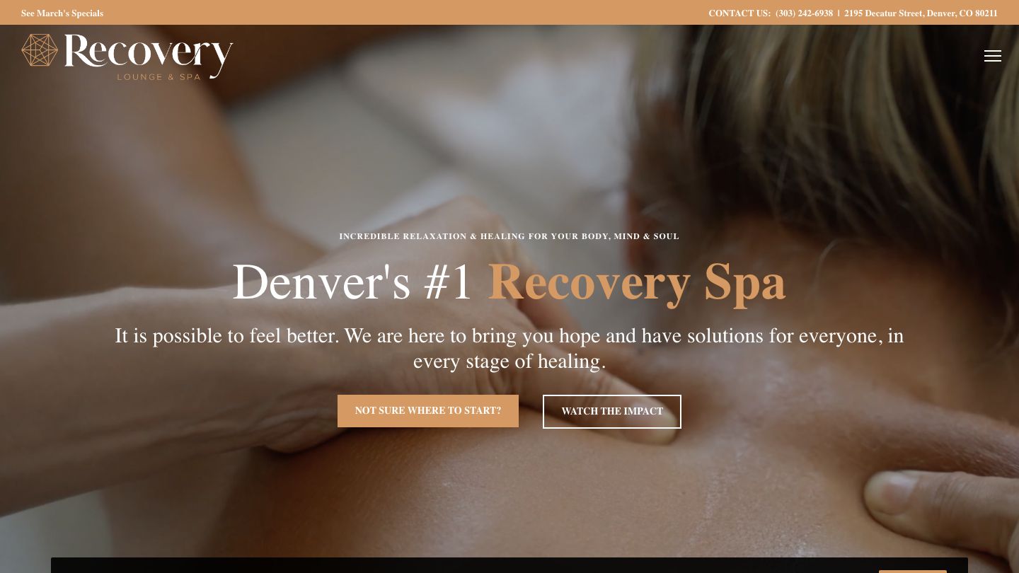 Recovery Lounge & Spa