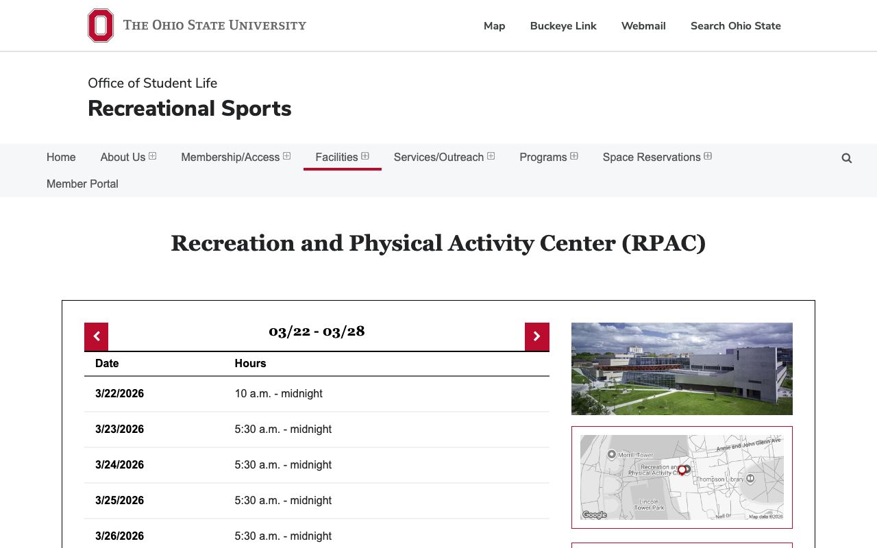 Recreation and Physical Activity Center