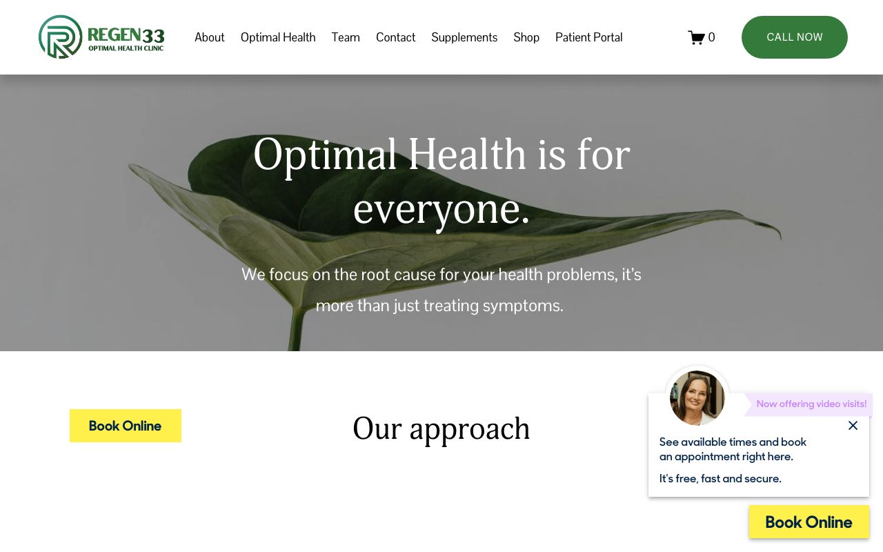 Regen 33 Optimal Health Clinic