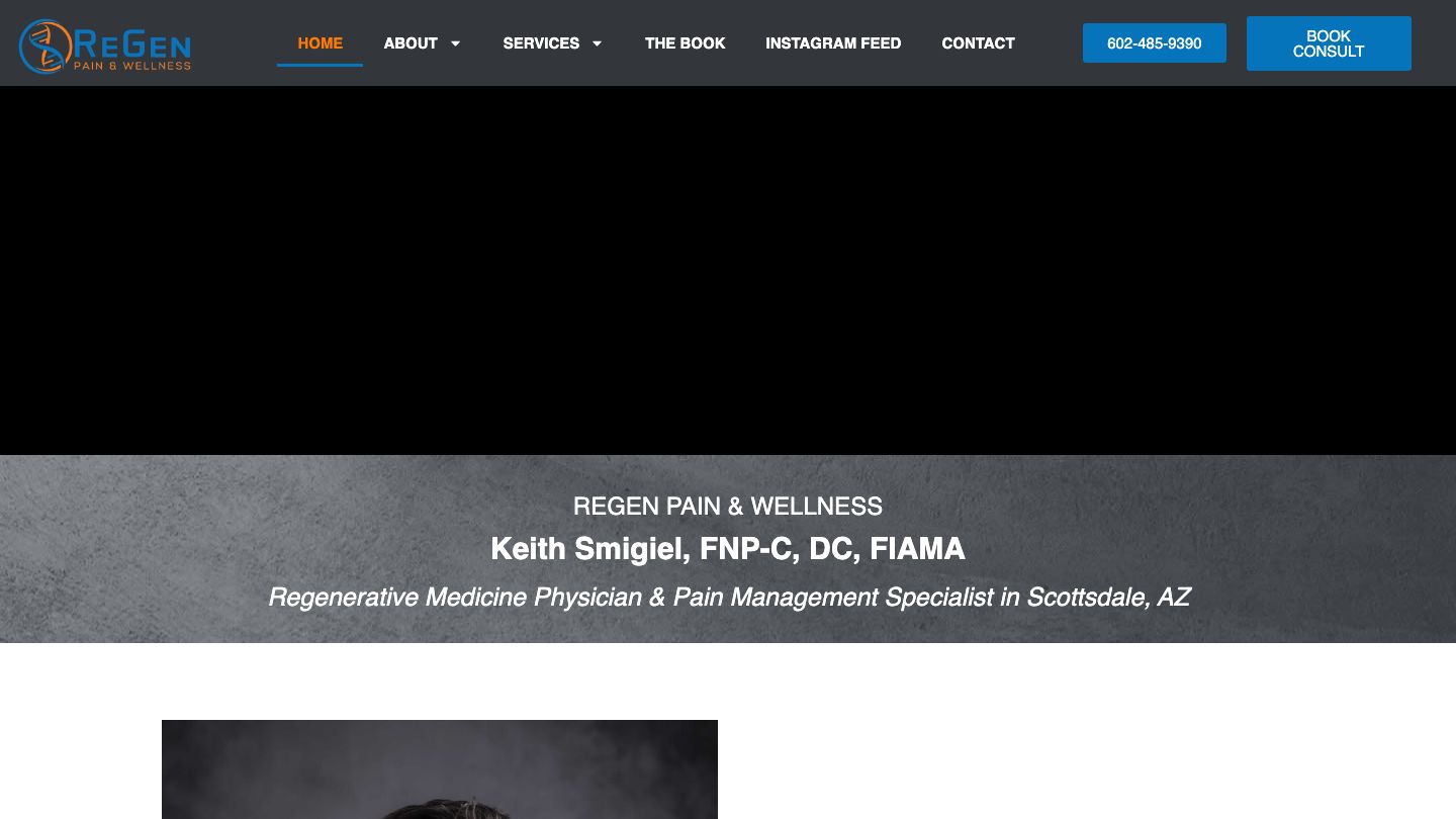 ReGen Pain & Wellness: Keith Smigiel, FNP-C, DC, FIAMA