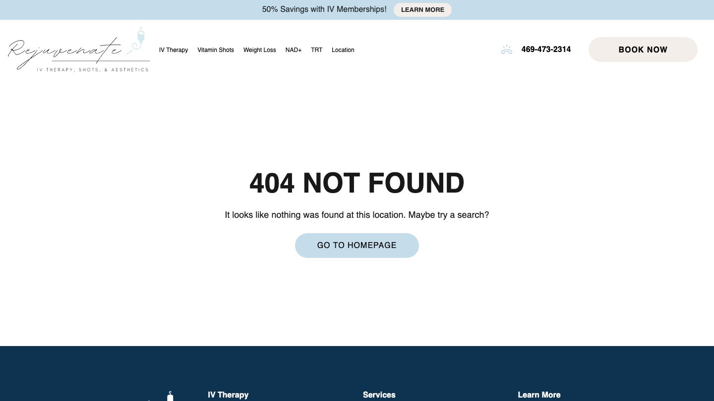 Rejuvenate IV Therapy, Vitamin Shots, and Wellness Clinic