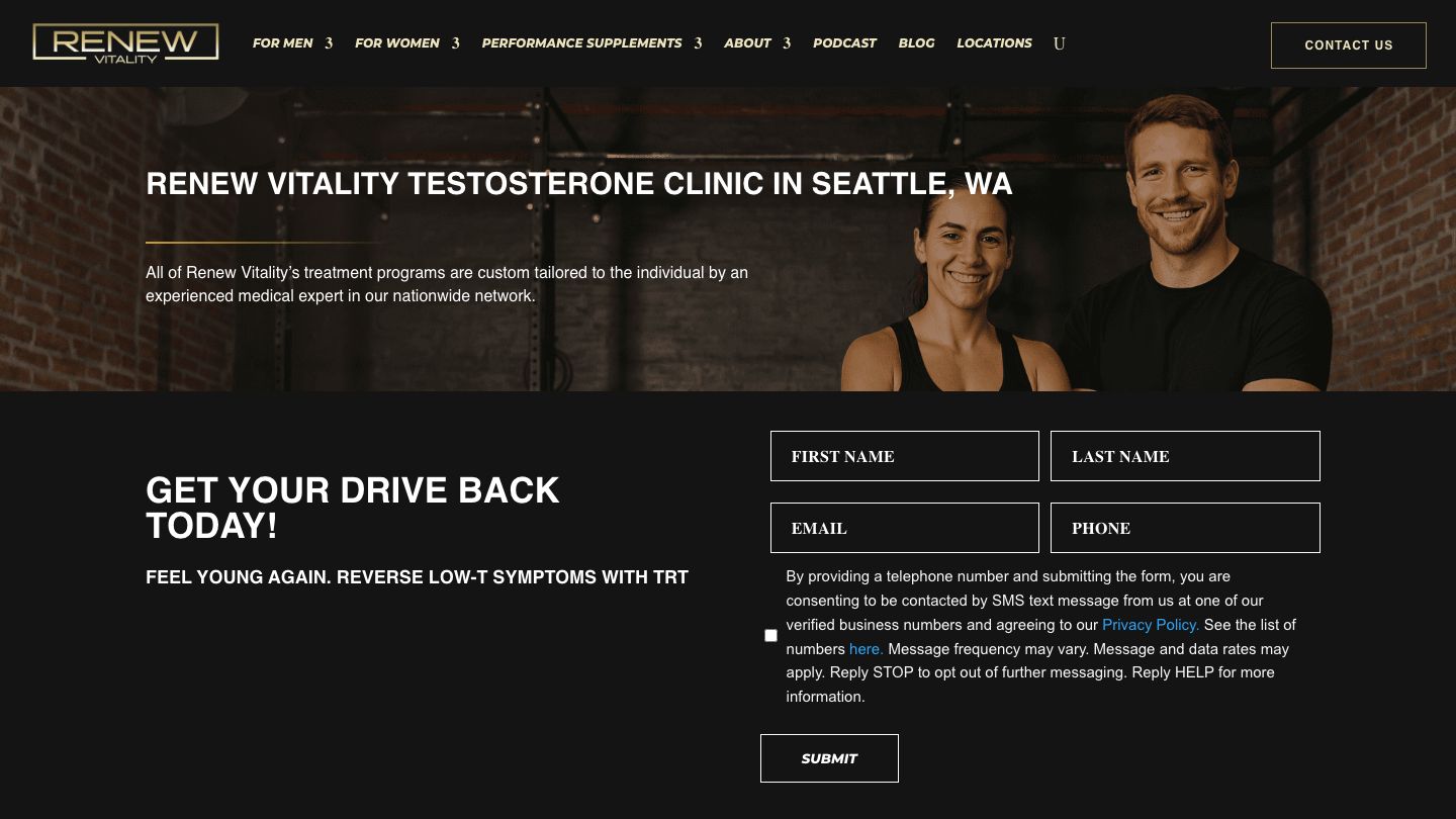 Renew Vitality Testosterone Clinic of Seattle