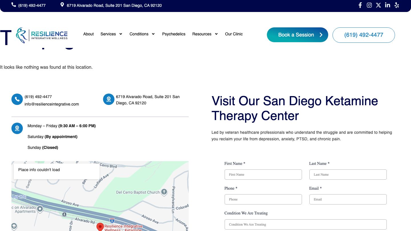 Resilience Integrative Wellness - Ketamine Clinic