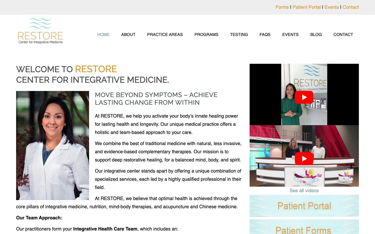 RESTORE Center for Integrative Medicine