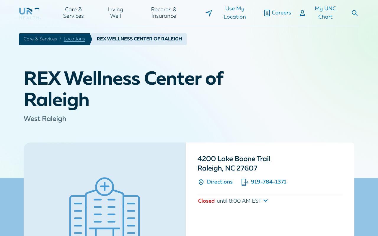 REX Wellness Center of Raleigh