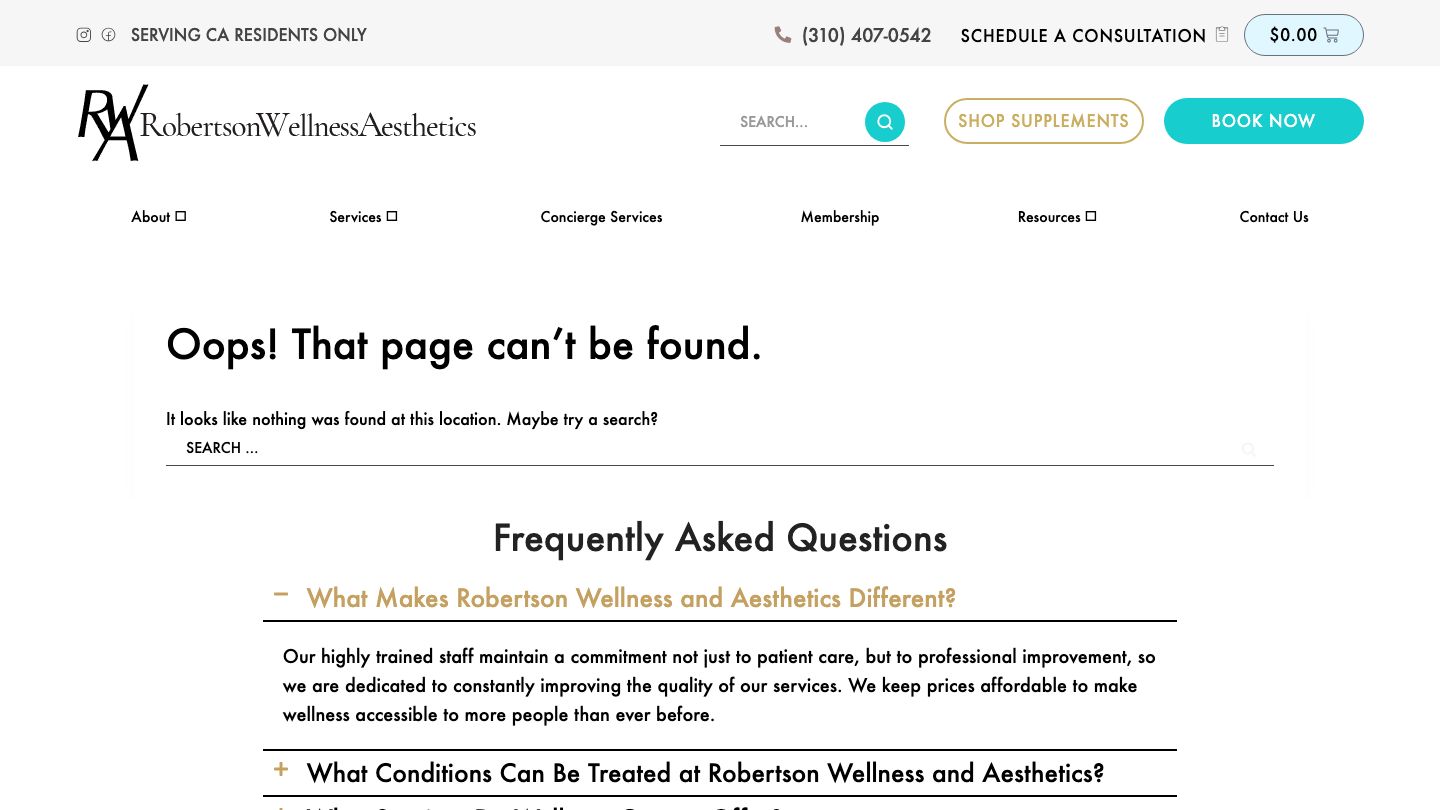 Robertson Wellness and Aesthetics