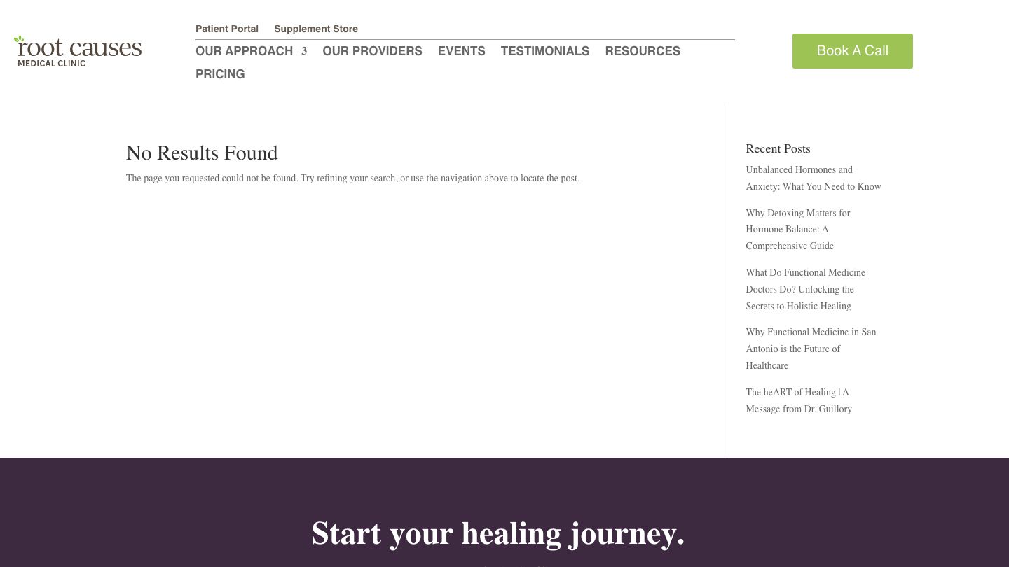 Root Causes Medicine