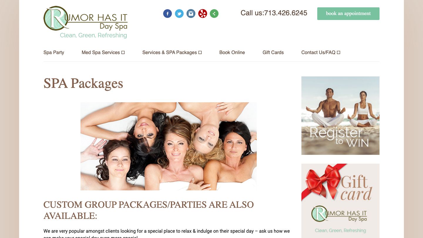 Rumor Has It Massage, Facial, Nail, Brow & Med Spa