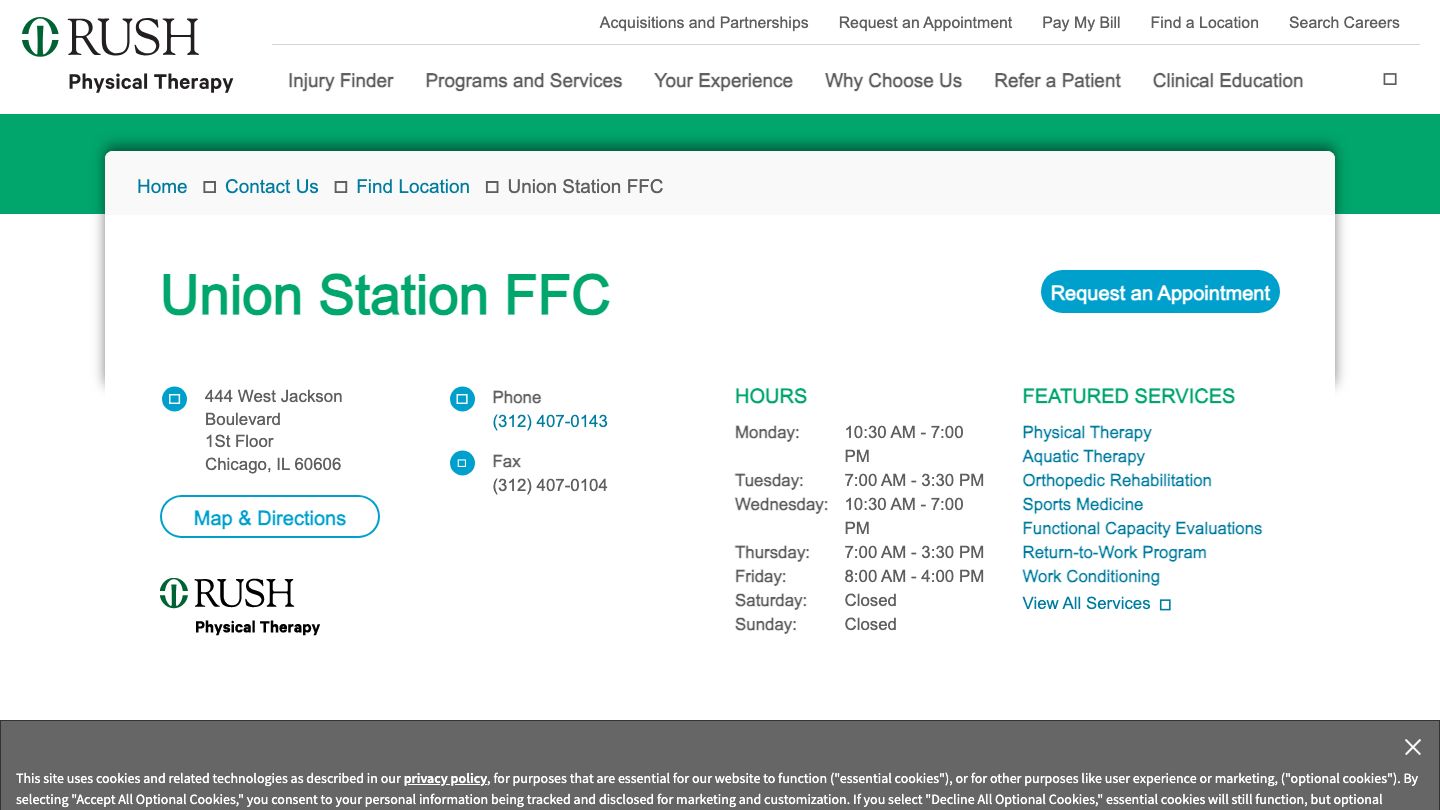 RUSH Physical Therapy - Union Station FFC