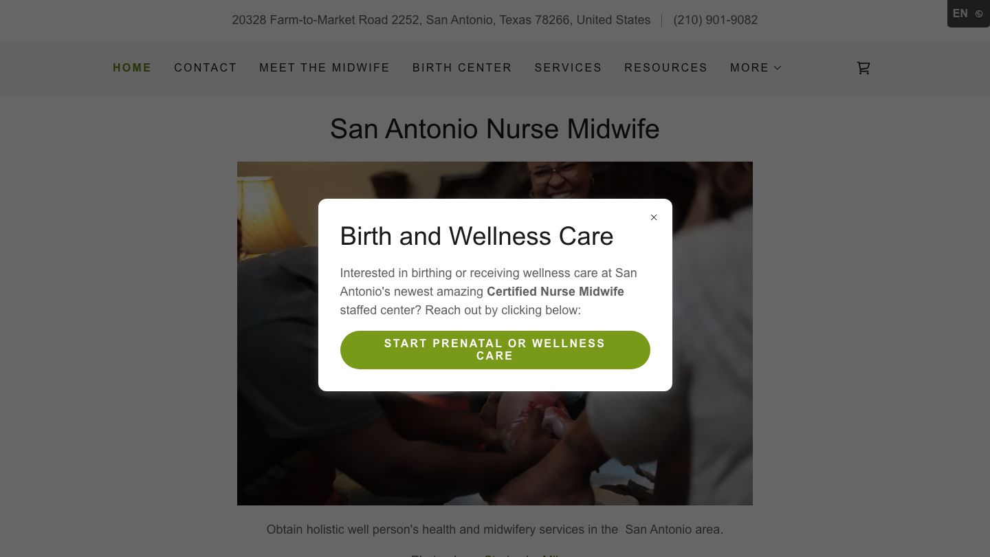 San Antonio Nurse Midwife Birth and Wellness Center