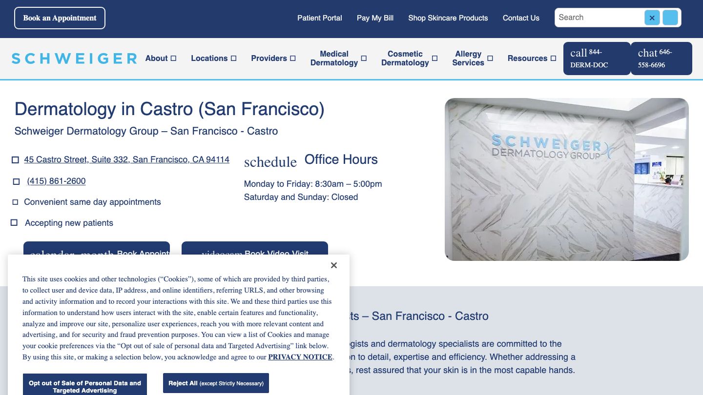 Schweiger Dermatology Group - San Francisco - Castro