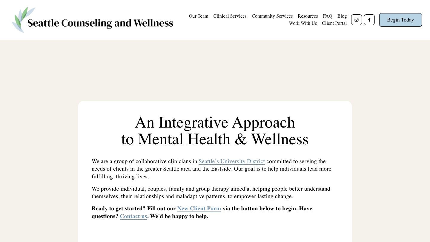 Seattle Counseling and Wellness