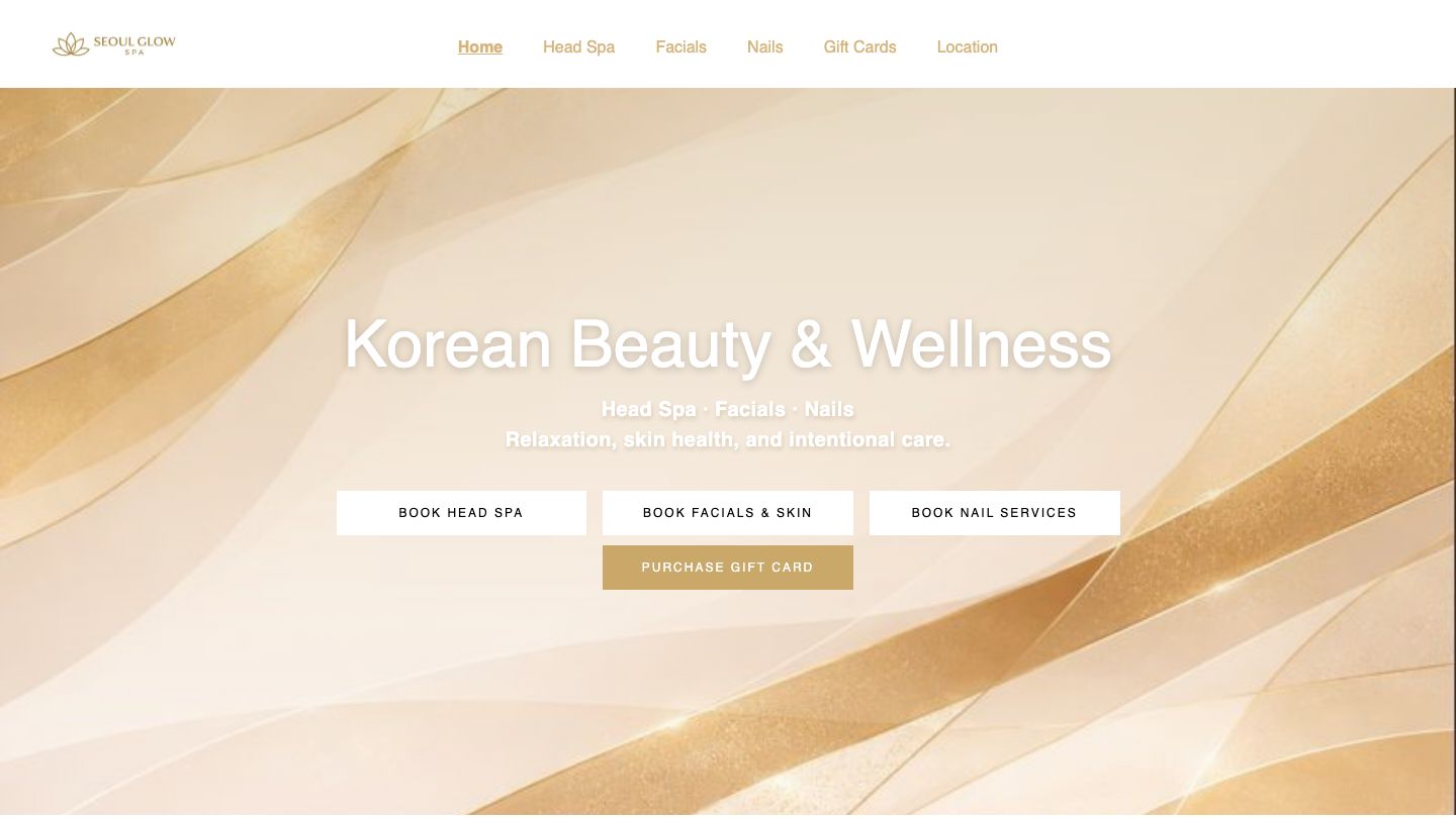 SEOUL GLOW SPA - Korean Head Spa, Skincare & Nails
