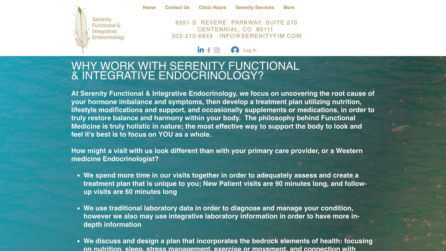 SERENITY Functional & Integrative Medicine, LLC