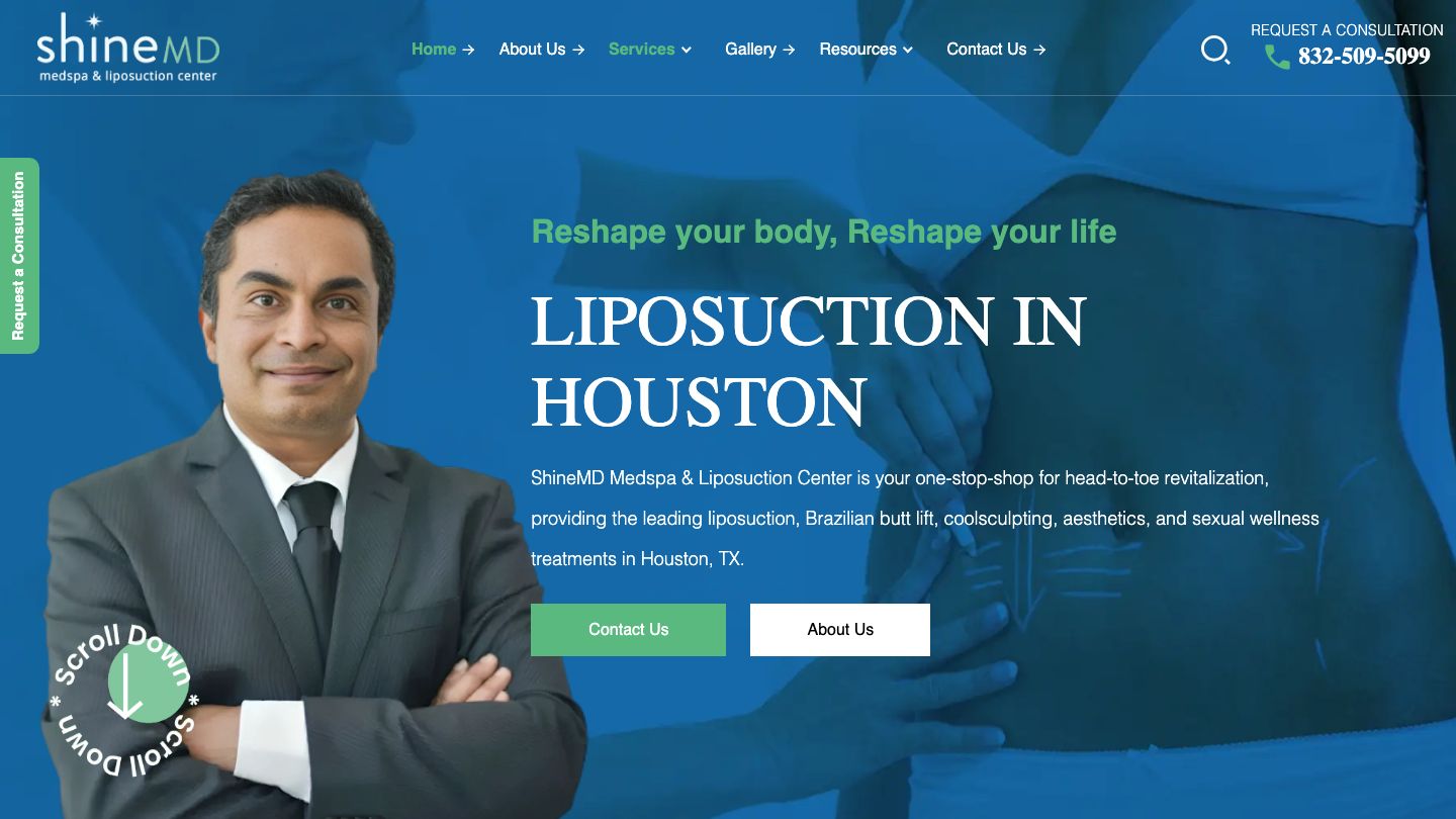ShineMD Medspa & Liposuction Center in Houston, TX