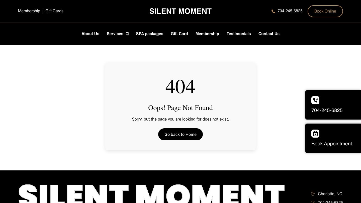 Silent Moment Massage Spa Charlotte