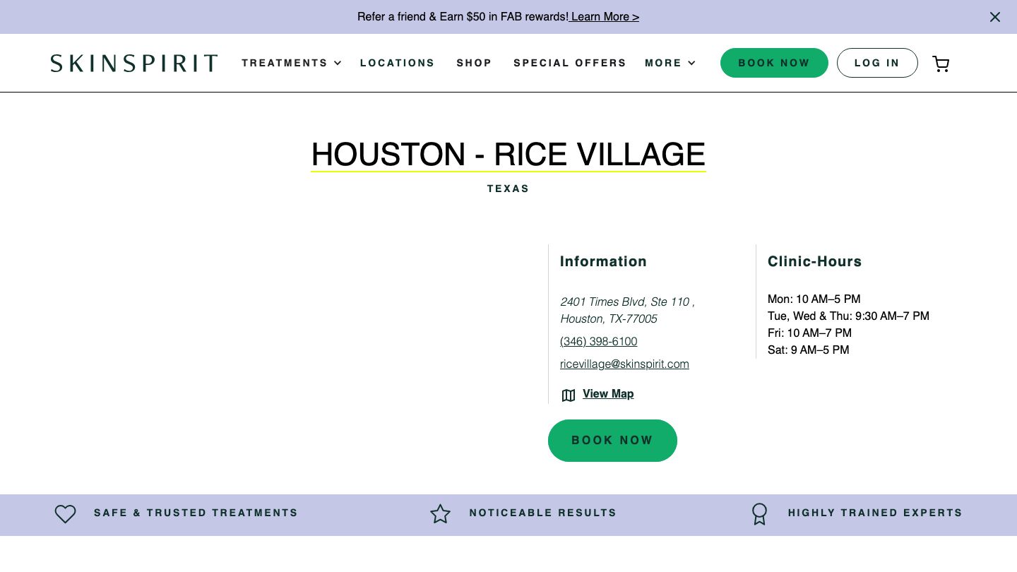 SkinSpirit Houston - Rice Village