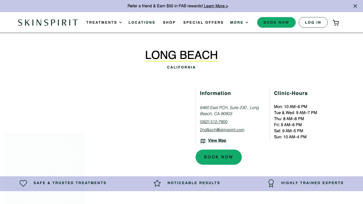 SkinSpirit Long Beach at 2nd &PCH