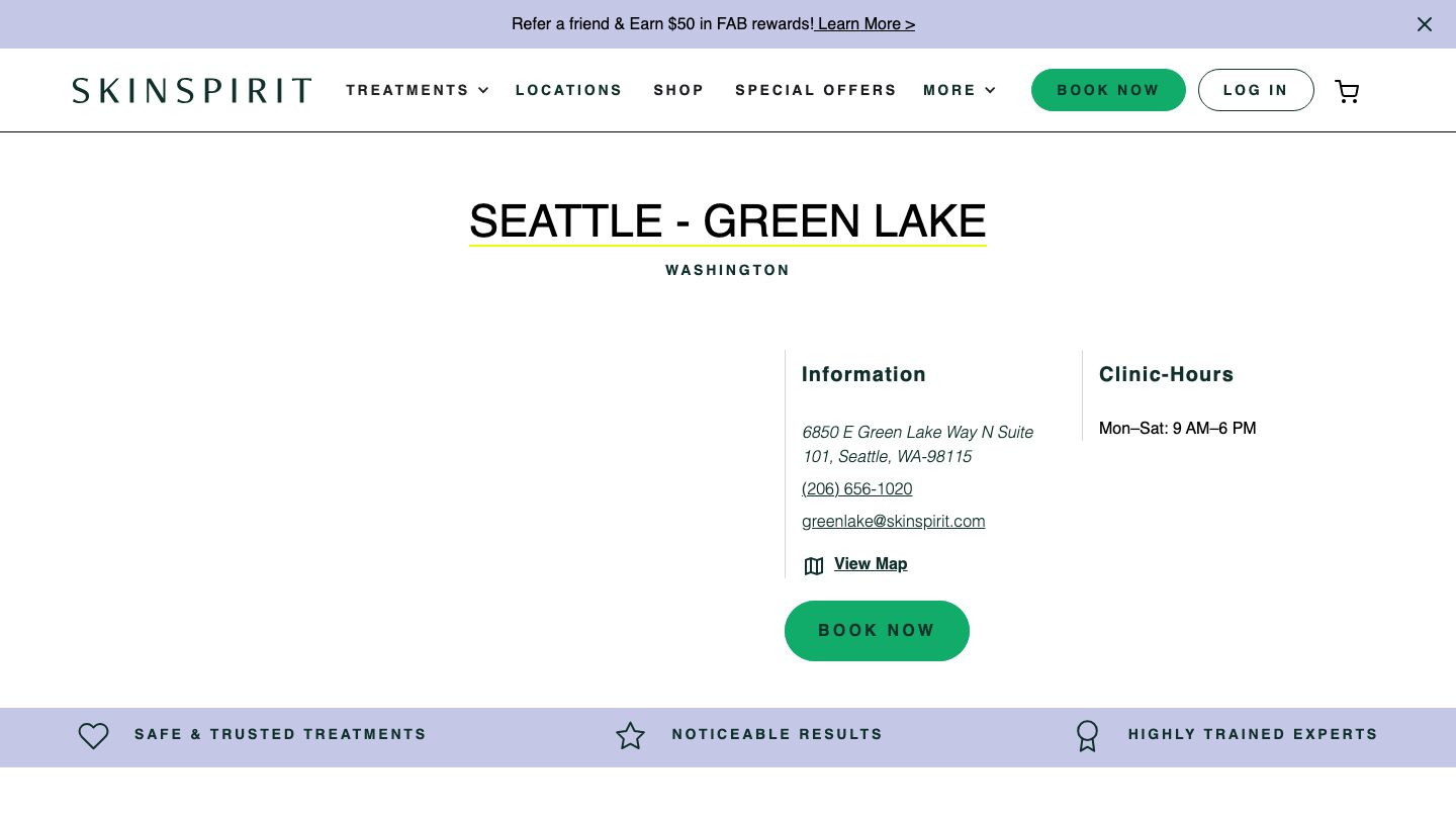 SkinSpirit Seattle - Green Lake