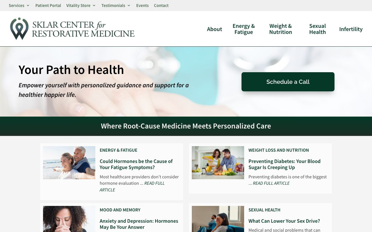 Sklar Center for Restorative Medicine