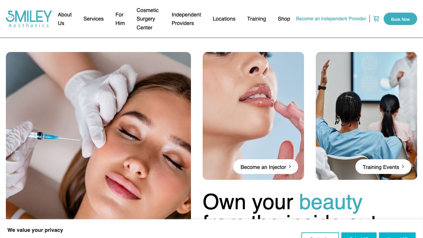 Smiley Aesthetics Training Facility & Med Spa – Nashville